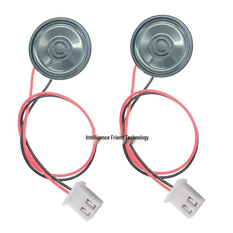 Compact 8 Ohm Speaker 0.5W/1W/2W with Plug Terminal Wires for Electronic Toys/Dog Speakers