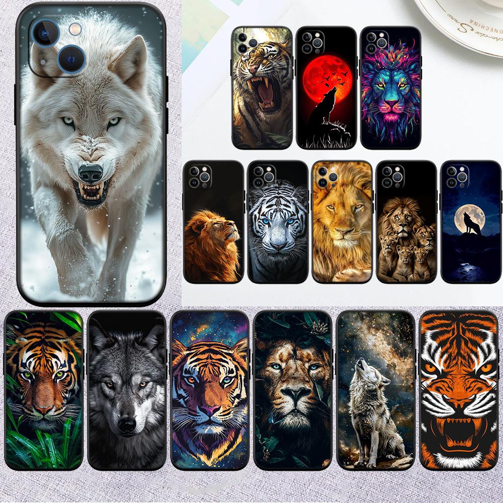 Wolf Tiger Lion New High-End Cover Phone Case for Redmi Note 13 14 Pro+ Plus A3 13X 13C 14S 14C