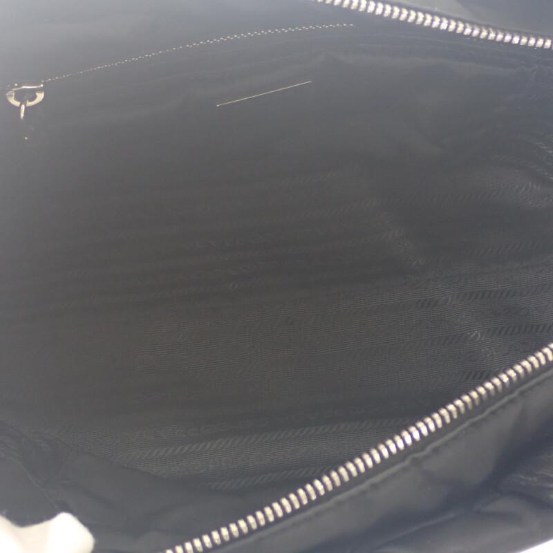 Prada 1BG436 Tote Bag Black Nylon Women