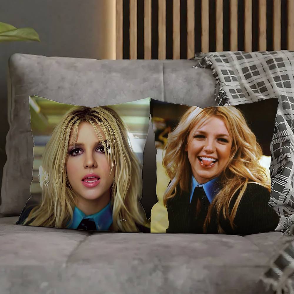 B-Britney S-Spears Pillow Case For Sofa Decor Car Office Room Printing Cushion Cover Decorations and Protector