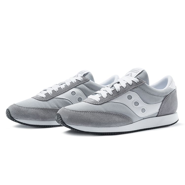SAUCONY Hornet Comfortable Retro Sports Breathable Low-Top Running Shoes Women Sneaker Gray White S60538-11