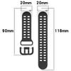 Two-color Silicone Strap for Samsung Galaxy Watch 7/6/Classic/5/4 44mm 40mm 47mm 43mm/5 Pro 45mm Bracelet Watchband Accessories