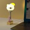 USB Night Light LED Cute Cartoon Bear rabit Night Lamp with Remote Control for Baby Kid Bedroom Decoration Bedside Lamp