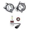 1Pair Bumper Fog Lights+LED For Ford Focus Sedan 4 Door 2009-2011