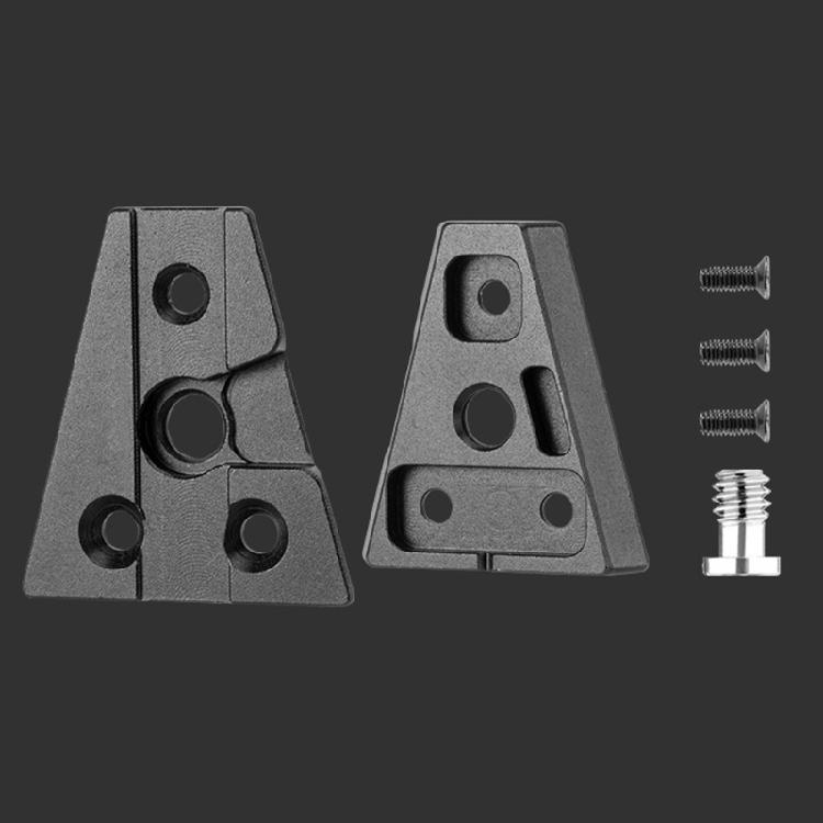 V Mount Battery Connection Plate for Cameras Metal Construction Easy Installation