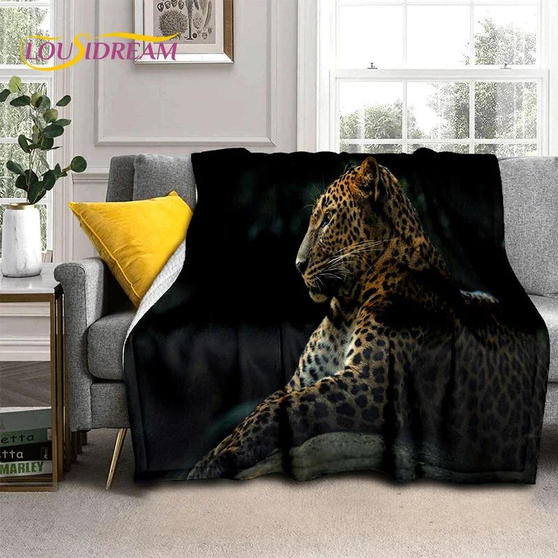 Animal Cartoon Leopard Cheetah Beast Fashion Blanket,Soft Throw Fashion Blanket for Home Bedroom Bed Sofa Picnic Travel Office Cover Fashion