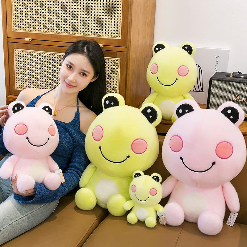 Cute Cute Frog Plush Toy Doll Couple Big-eyed Frog Healing Doll Grab Machine Doll