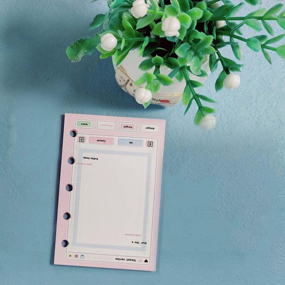 

Star M5 A8 Loose Leaf Refill Paper 5 Hole Notebook Index Inside Page Kids Student Gifts Style B