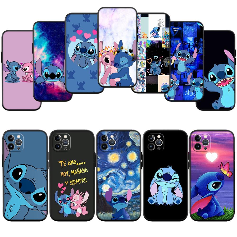 Cartoon Stitch Handyhülle für Samsung Galaxy S24 S25 Ultra FE Plus Edge A22 A24 A25 A35 A02S A21S