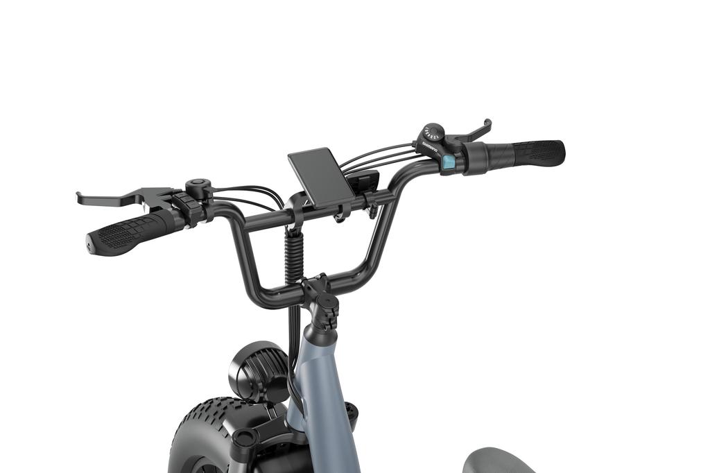 URLIFE E20 PRO Adult Electric Bike 1500W High-Power Motor 48V 15.6AH Battery 20*4.0 Inch Fat Tires for Off-Road & Urban Rides