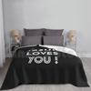 Jesus Loves You Blanket For Sofa Bed Travel Faith Over Fear Faith Courage Strength Brave Bible God Religion
