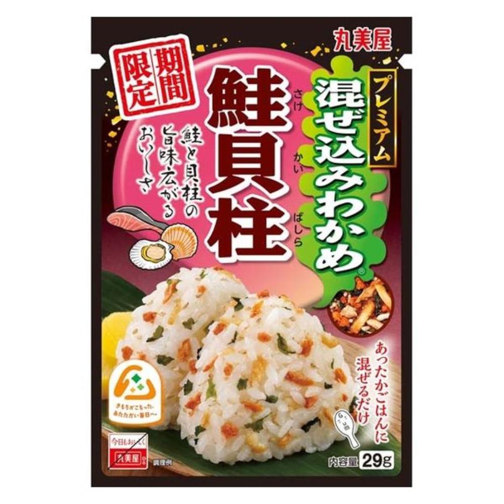 Japan MARUMIYA Premium Mixed Wakame (Salmon Scallops / Sea Bream Style) 29g