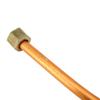 Air Compressor Tube 10*450mm Thread Aluminum Air Inlet Pipe Exhaust Tube Replacement Hardware Spare Parts Accessories