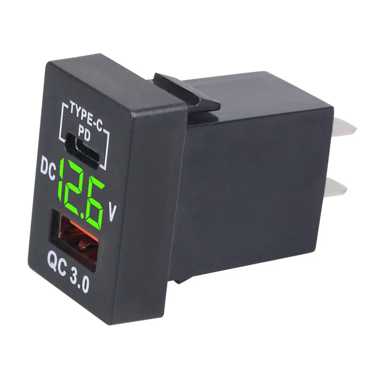 

IDVAN Compatible with Toyota Vehicles, USB Port, USB Extension Kit, USB Power Supply Expansion, L (40*20MM)