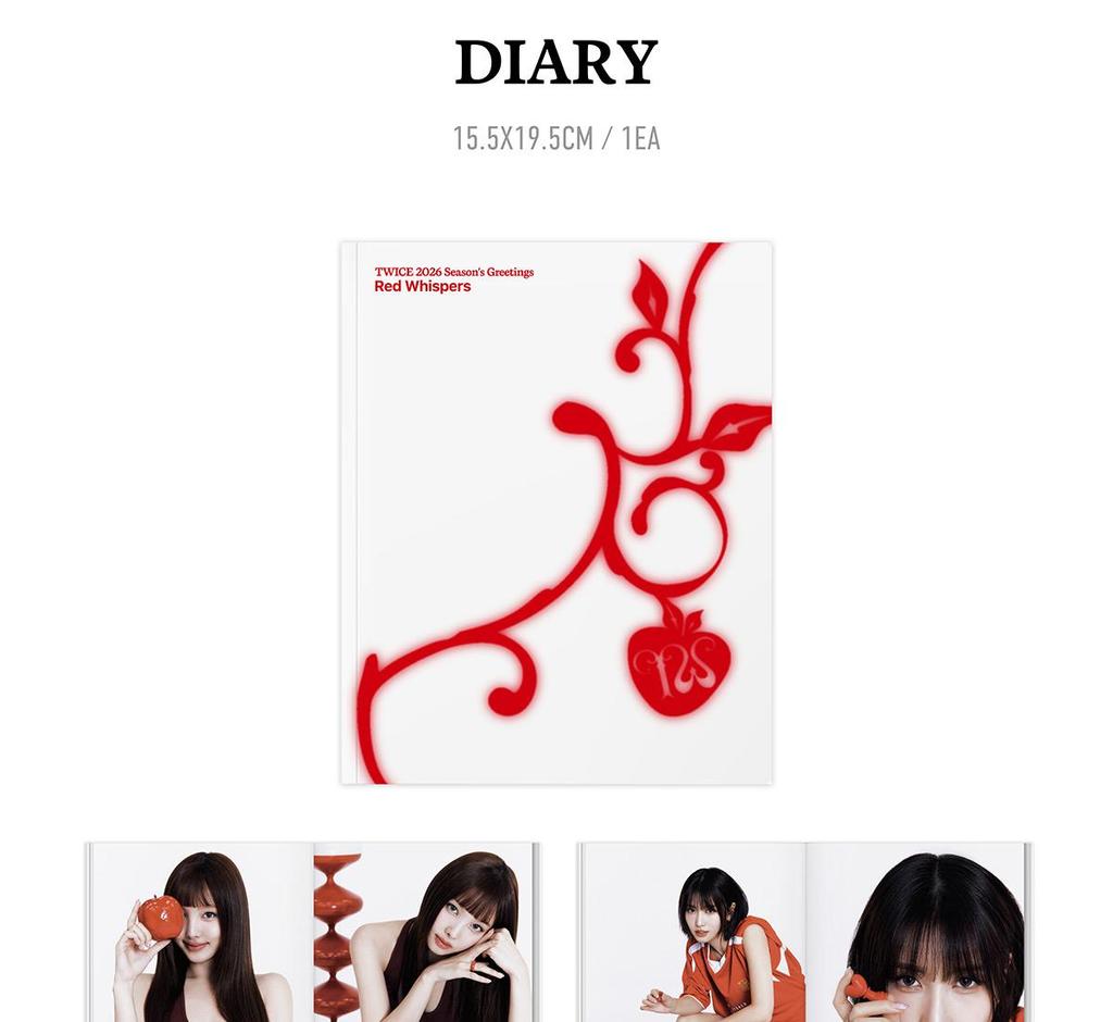 [Pre-Order] TWICE [RED WHISPERS] 2026 SEASON'S GREETINGS