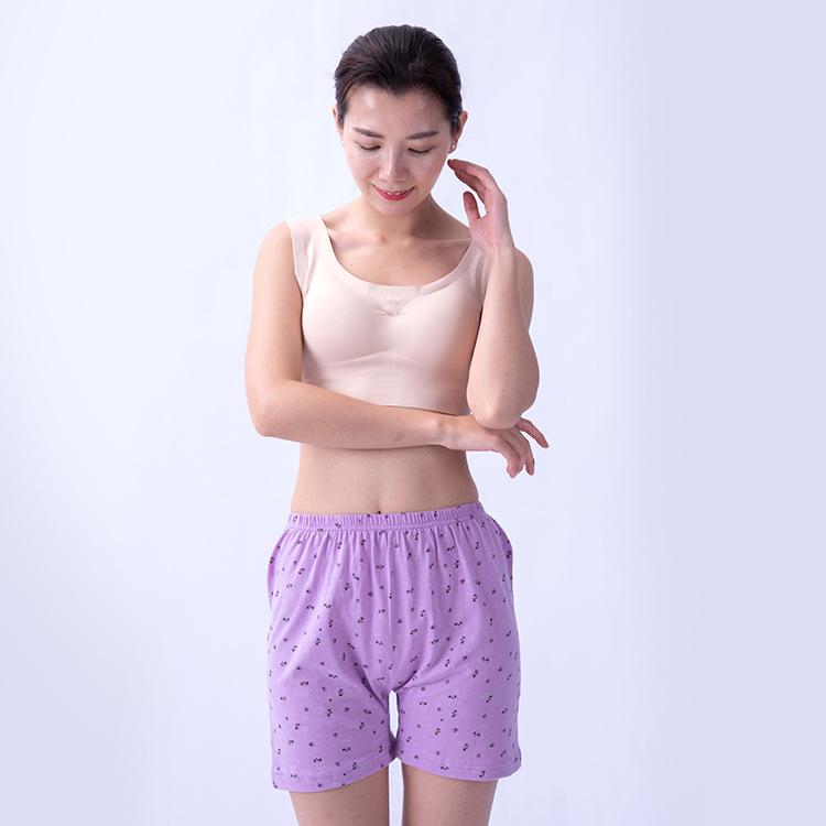 Women's Underwear Casual Shorts Plus Size Boxer Briefs Cotton Breathable Mother's Panties