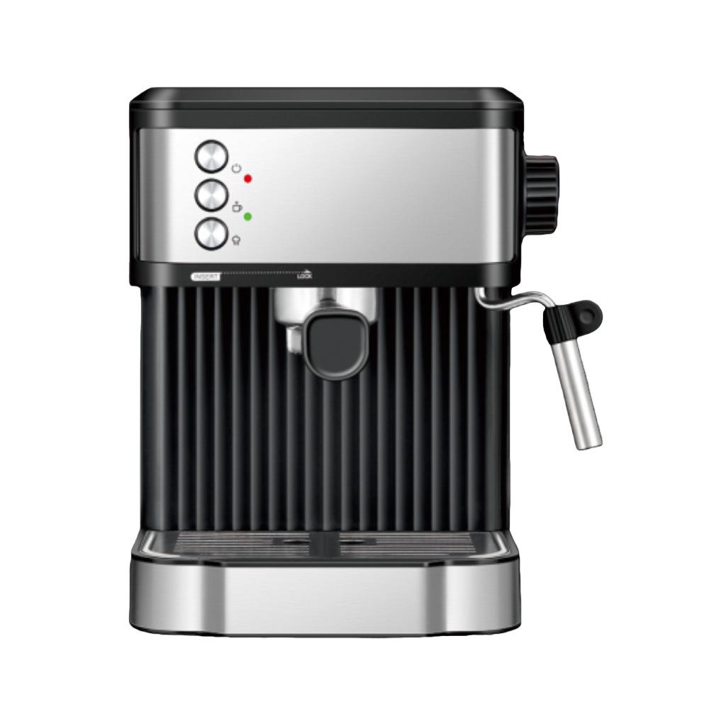 Premium Italian Coffee Machine with Steam Milk Frother - Compact, High-Quality, In Stock