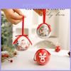 Christmas Theme Pattern Foam Ball Pendant Family Festival Decoration Props For Holiday Tree Decor And Festive Display