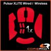 Corepad Soft Grips Grip for Pulsar XLITE Wired/Pulsar XLITE Wireless/Pulsar XLITE V2 Wireless 1set [] (Red)