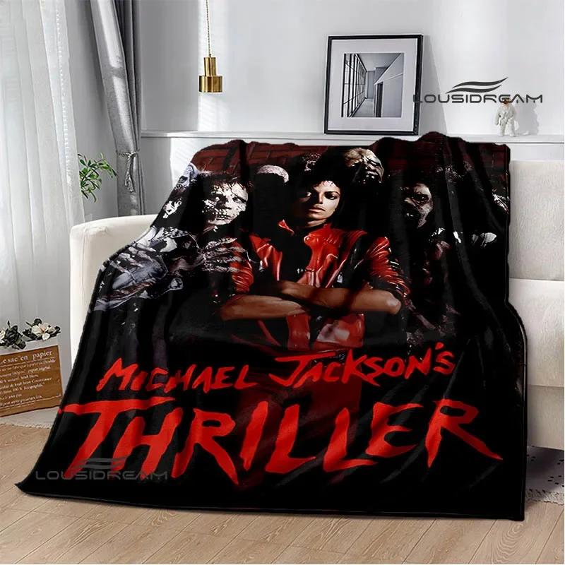 Michael Jackson Retro Druck Decken Picknickdecke Flanelldecke Weiche Gemütliche Decke Reise Decken Bettbezüge Geburtstagsgeschenk