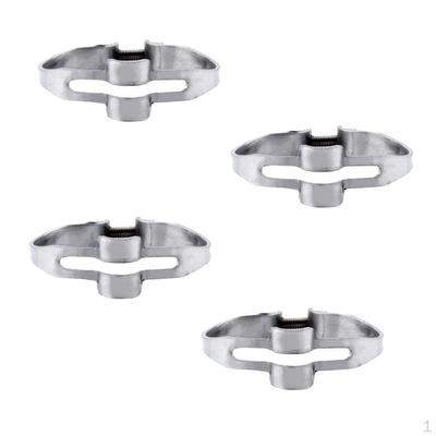 4Pcs Iron Cable Clip and Clamp Stops Stopper Brake Vintage Bike Old School Bicycle 28.6mm