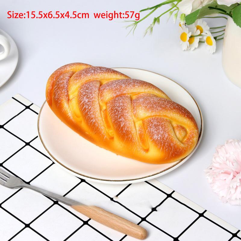 Fake Food Bread Simulation Cake Fake Egg Tart Squishy Cheese Slow Rebound Toy Home Decoration Kids Birthday Christmas Gift