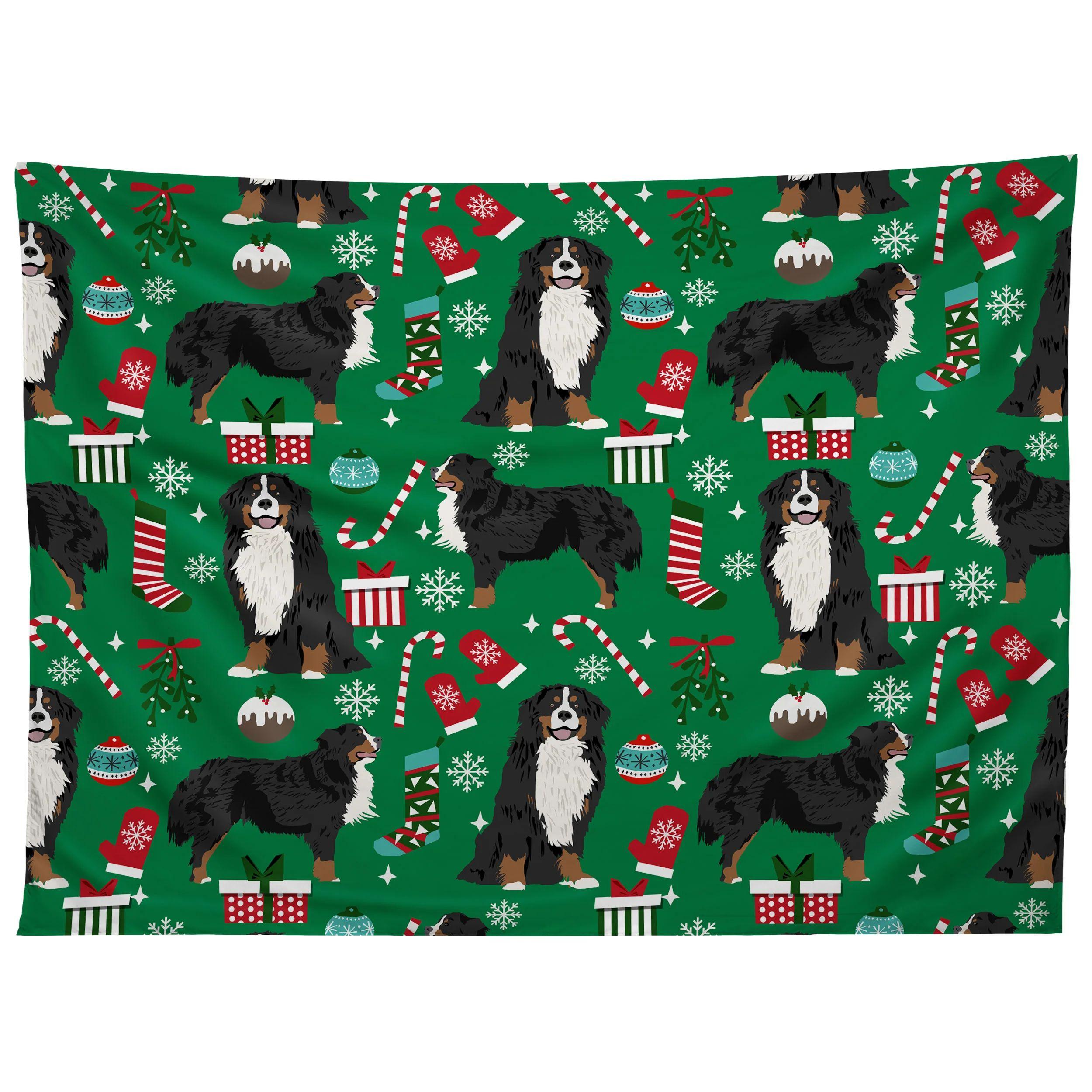 Tapestry Bernese Mountain Dog 75x100 чёрный