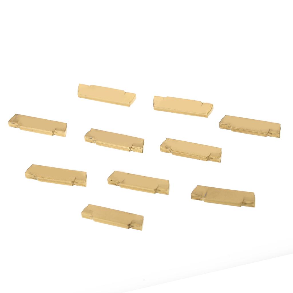 10pcs MGMN200-G Carbide Inserts Blades for MGEHR/MGIVR Grooving Cut-off Tool