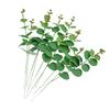 5Pcs Artificial Eucalyptus Leaves Fake Plants Grass for DIY Home Wedding Christmas Vases Decorative Flowers Wreaths Accessories