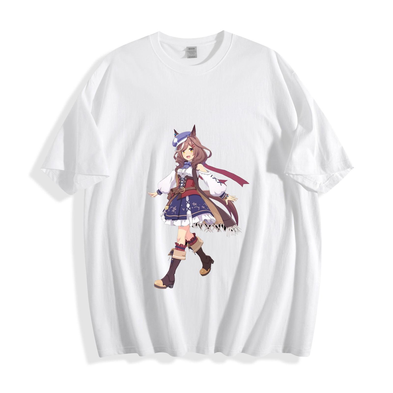 Uma Musume Meisho Doto T-Shirt - Cute Racehorse Girl Character Design Unisex Tee S