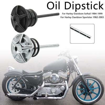 Oil Dipstick Tank Cap Plug For Harley Softail 883 1984-1999 Sportster 1200 1982-2003