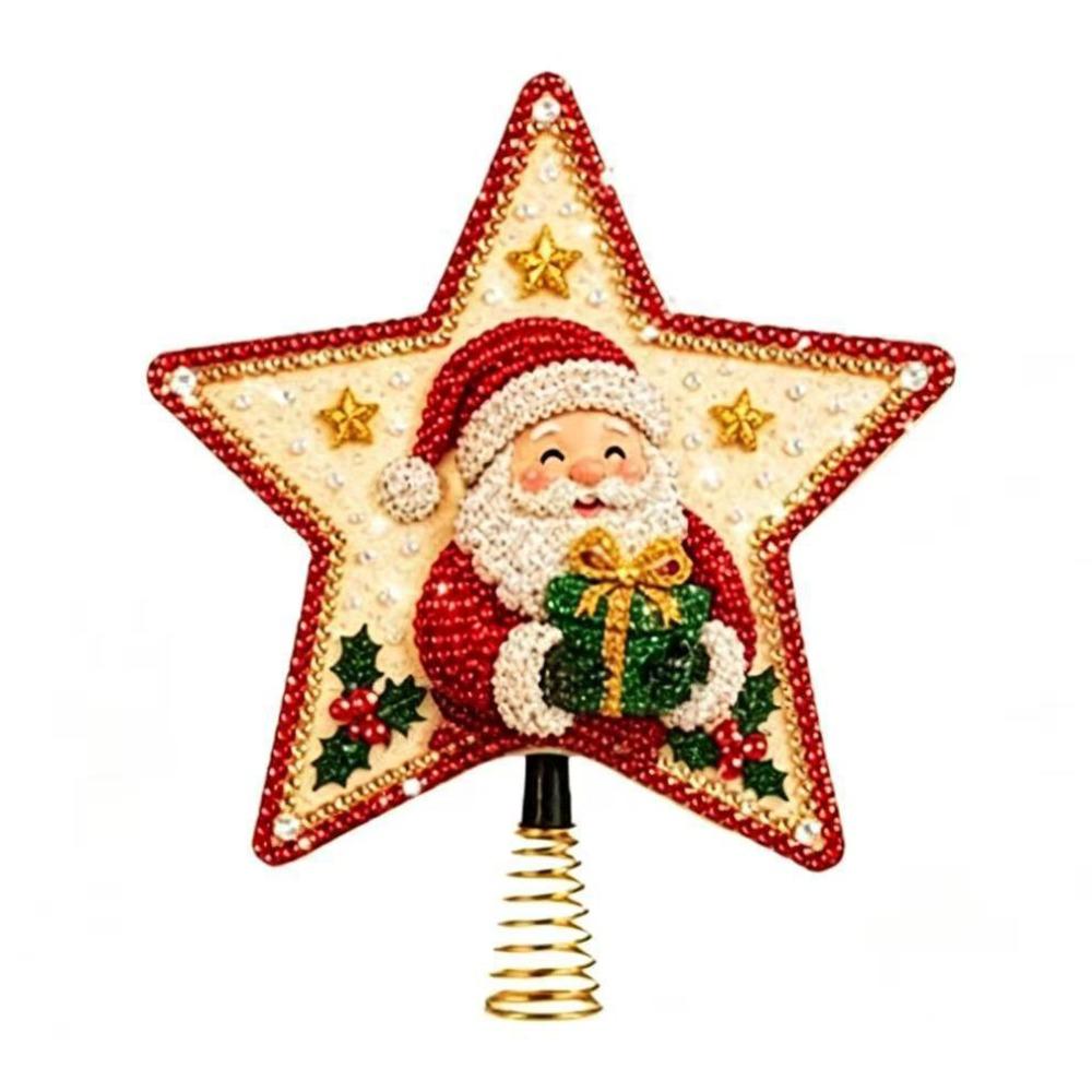 Unfinished Christmas  Painting Kit DIY Sparkling Bead Craft Set  Christmas Gift