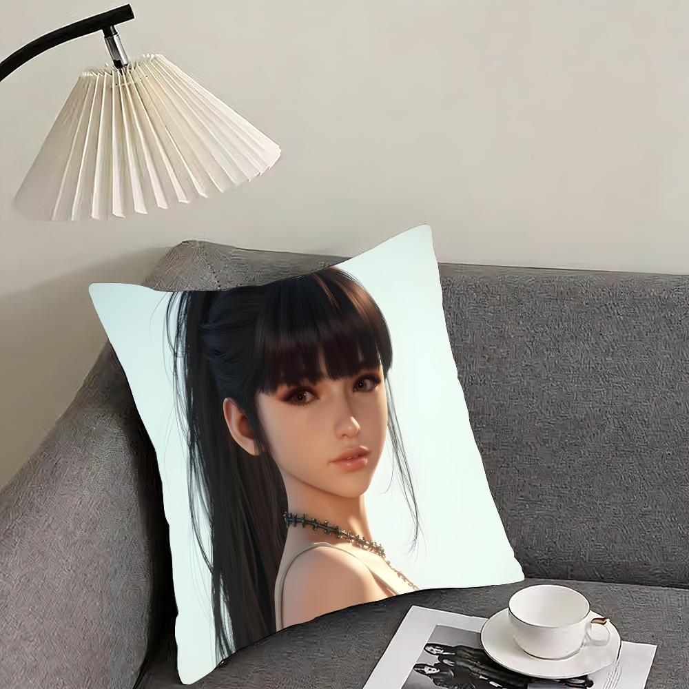 SStellar BladeE Game Cushion Cover Pillowcase Ultra Soft Skin Friendly Fabric Cloud Like Comfort Concealed Zipper