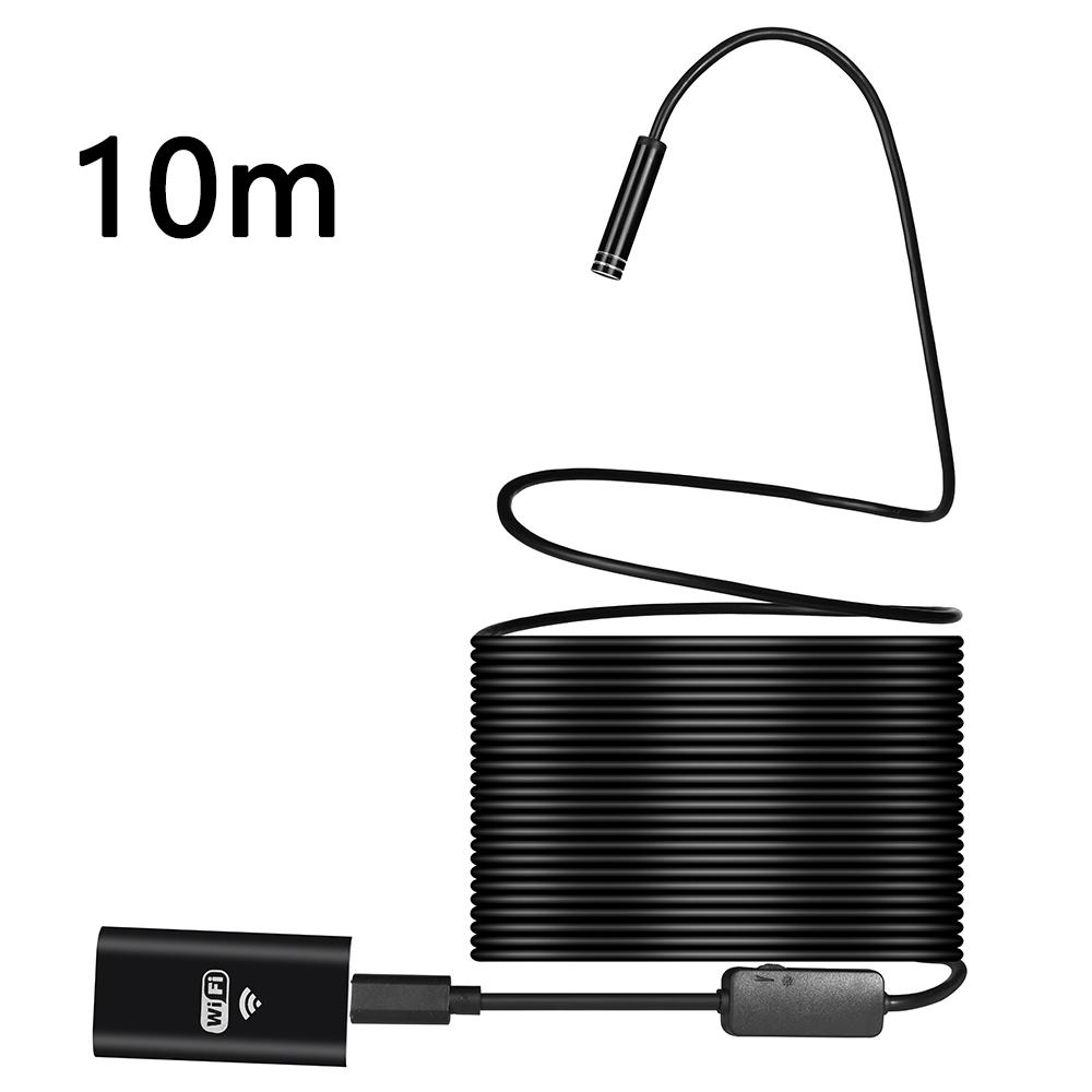 

YPC100 10m Flexible Wire WiFi Borescope 8mm Camera Lens Cell Phone Inspection Endoscope Type A