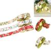 Festive 10 Meter Christmas Santa Snowman Decorative Ribbon For Holiday Gift Wrapping