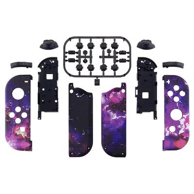 eXtremeRate Replacement Shell for Switch Handheld Controller Housing Case for Switch and Switch OLED with Full Set of DIY Replacement Case for Switch