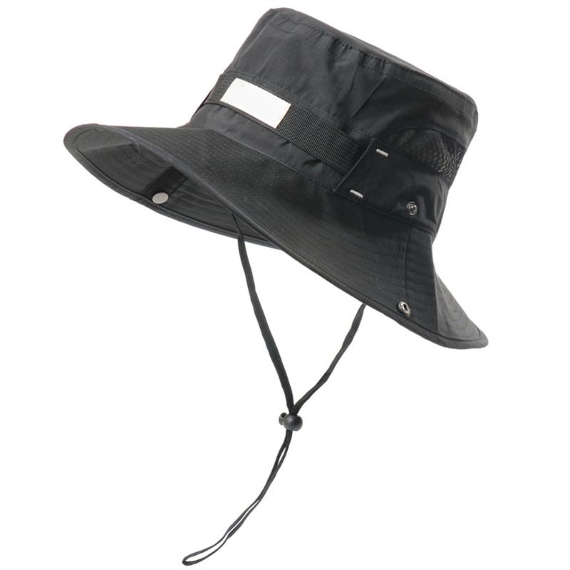 Breathable Fisherman Hat with Sun Protections Foldable Bucket Hat for Hiking and Camping Outdoor Activity Headwear