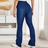 Modische, hoch taillierte, schlankmachende Stretch-Jeans im Micro-Cropped-Stil für Damen