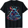 Astronaut DJ Planeten DJing im Weltall T-Shirt