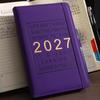 12 Months A5 Agenda Planning Notebook Wear-resistant To-do List Notebook  School Office Supplies