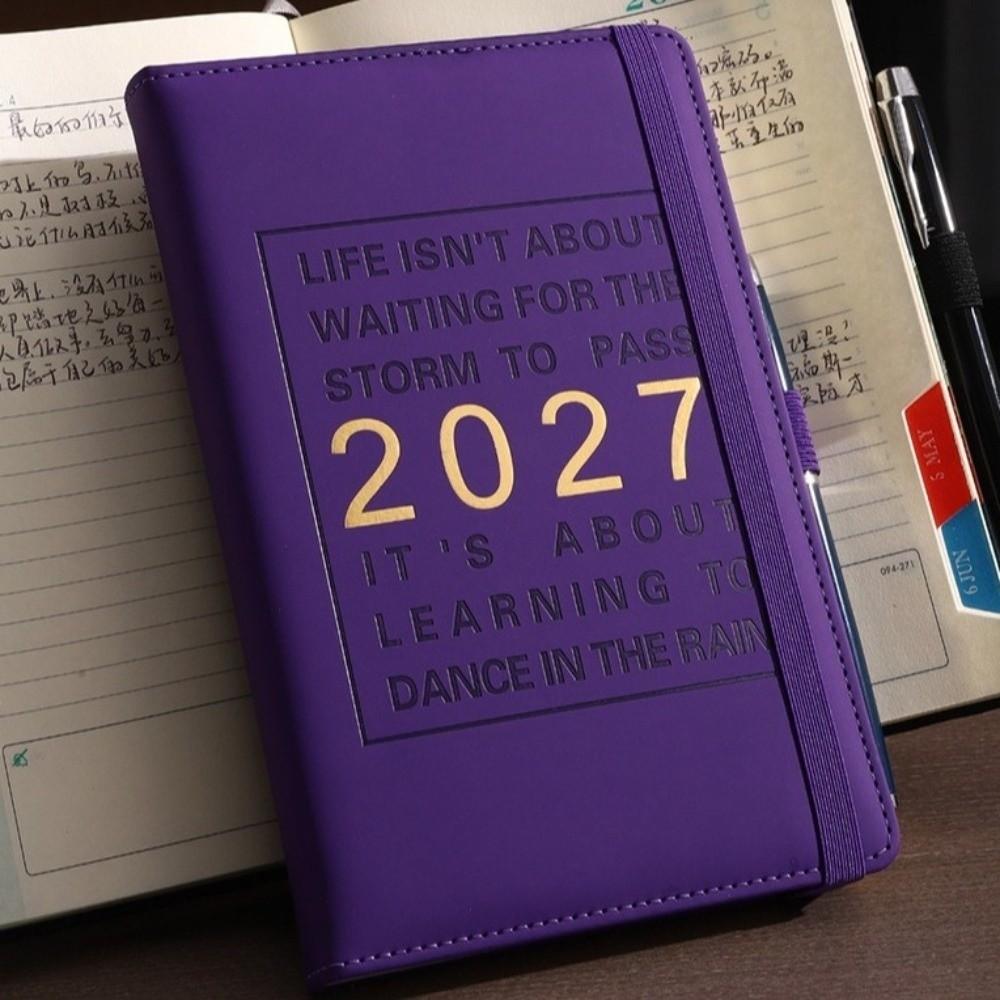 12 Months A5 Agenda Planning Notebook Wear-resistant To-do List Notebook  School Office Supplies