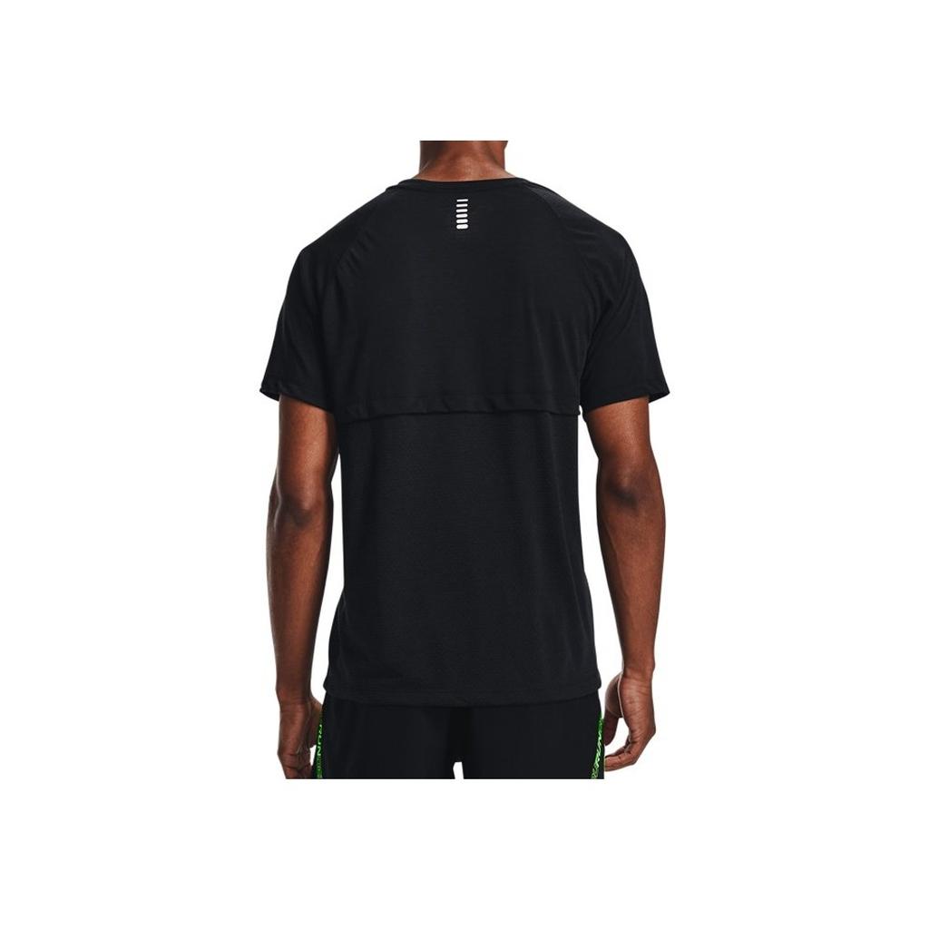 Under Armour Casual Crew Neck Breathable Letter Print American Vintage Sports T-Shirt Men Tops Black 1361469-001
