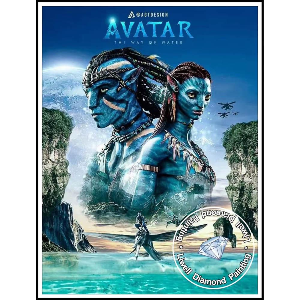Avatar Planeta Pandora Na'vi 5D Diamantové malování Plné diamantů DIY Ručně vyráběné Diamantové malování Fantazie Dekorativní malířský set
