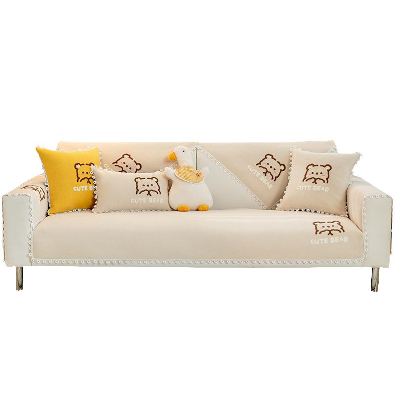 Almofada de Sofá Desenho Animado Universal para Quatro Estações Capa de Almofada de Sofá Antiderrapante Nova Capa de Almofada Toalha Capa de Almofada