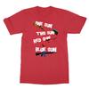 One Gun Two Gun Red Gun Blue Gun Funny Novelty Gift For Gun Lover Unisex Tshirt