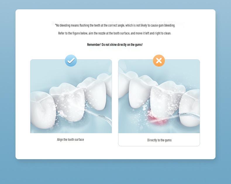Portable Smart Electric Water Flosser for Teeth Cleaning