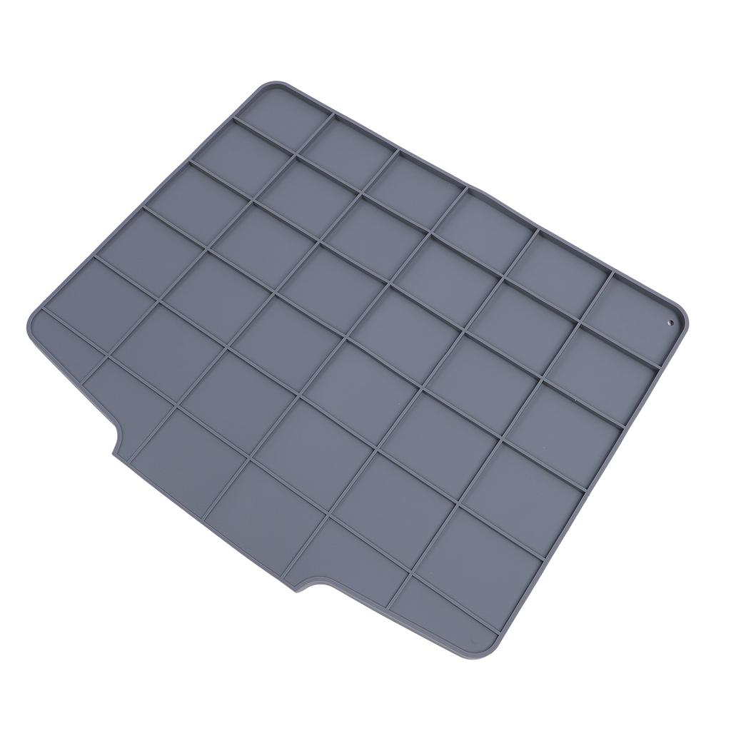 Dish Drying Mat Silicone Anti Slip Heat Resistant Foldable Easy To Clean Dish Drain Pad for Kitchen