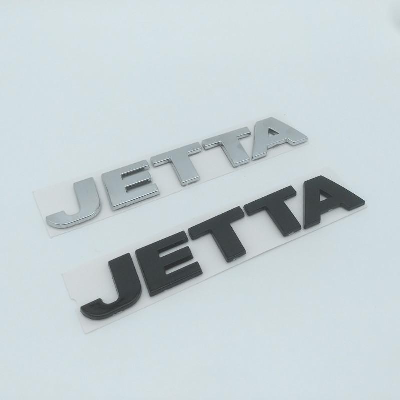 1pcs 3D ABS JET-TA Car Rear Bumper Trunk Letter Emblem Sticker Badge Decal Car Styling