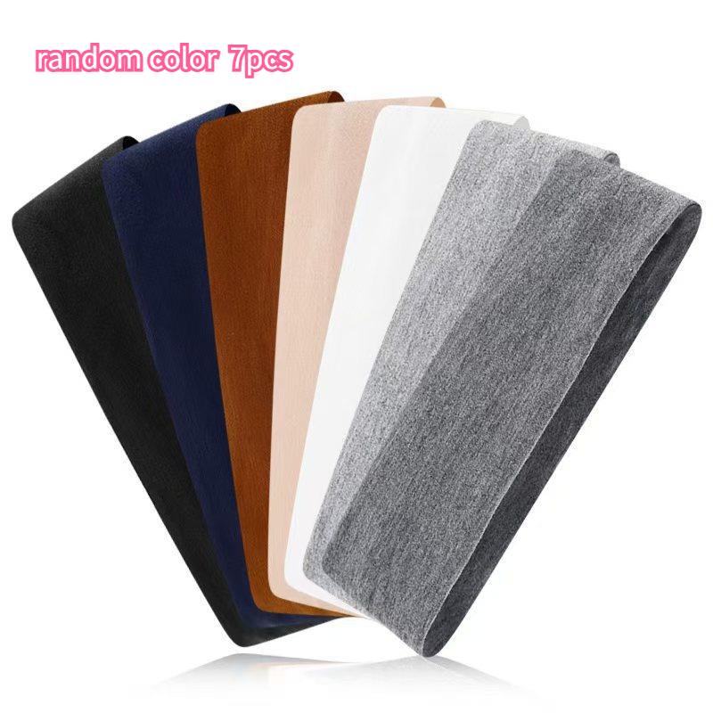 

7pcs Unisex Sports Headbands – Soft Elastic Non-Slip Sweatbands for Running, Thin Breathable Fabric, All-Season Use, Hand Wash