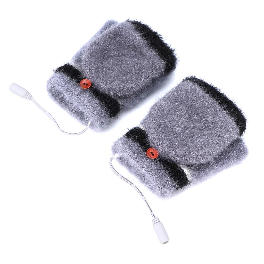 Beheizte Fingerhandschuhe, Fäustlinge, USB, doppelseitig, wärmer, Laptop-Handschuhe für den Winter